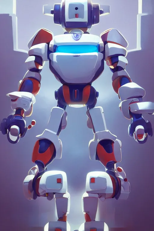 Image similar to metabots medabots medarotto medarot robot minimalist comics, behance hd by jesper ejsing, by rhads, makoto shinkai and lois van baarle, ilya kuvshinov, rossdraws global illumination ray tracing hdr radiating a glowing aura