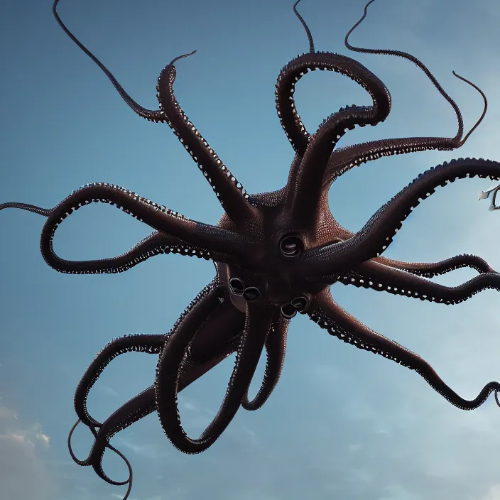 Image similar to photograph of dr octopus. 8k