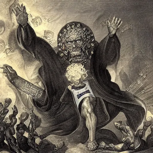 Image similar to trump in the book of revelations