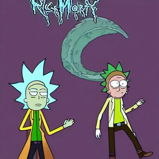 Image similar to rick and morty as d&d character, dungeon & dragons