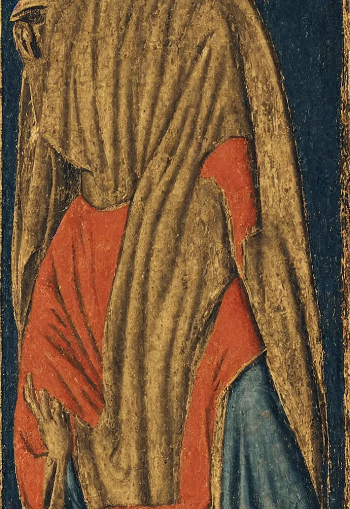 Image similar to saint mary mackillop by Duccio, circa 1285