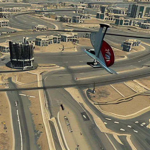 Prompt: Dubai in GTA V