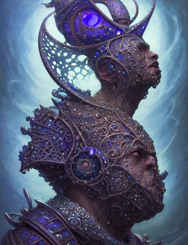 Image similar to front shot of a court jester character, hyperdimensional, bioluminescent hypercubes, ((intricate)), elegant, highly detailed, centered, (((artstation, concept art, smooth, sharp focus, artgerm, Tomasz Alen Kopera, Peter Mohrbacher, donato giancola, Joseph Christian Leyendecker, WLOP, Boris Vallejo))), mugshot!!!!!, ugly!!!!!!, octane render, nvidia raytracing demo, grainy, muted, 8K, digitalblasphemy