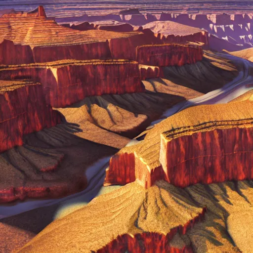 Image similar to an unreal engine 5 render of grand canyon, arizona for a video game