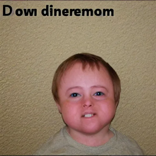 Prompt: down syndrome