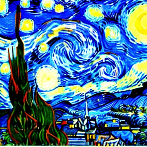 Prompt: Artwork by Van Gogh