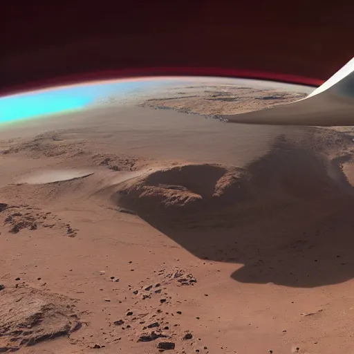 Image similar to Elon musk at mars 4k detail