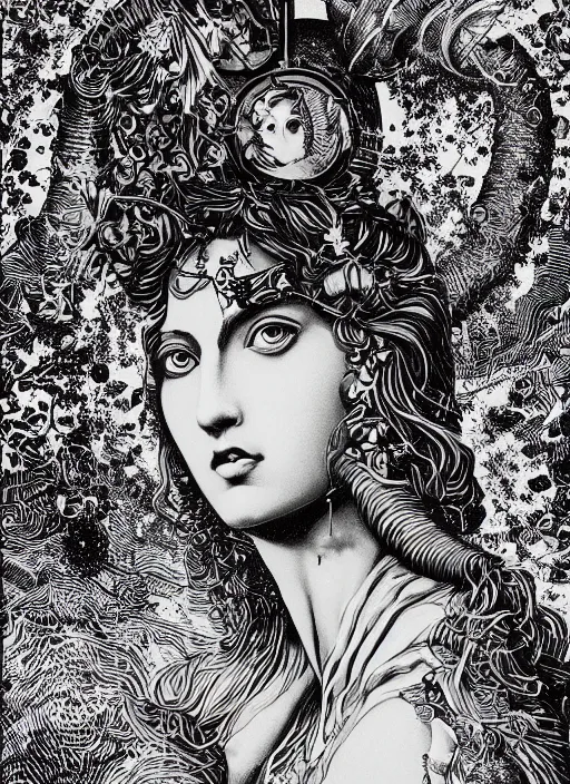 Prompt: Saturn goddess painting by Dan Hillier, trending on artstation, artstationHD, artstationHQ, 4k, 8k