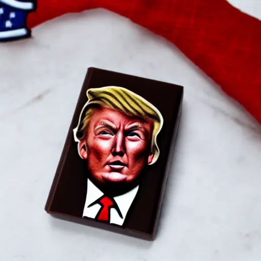 Image similar to dark chocolate trump relief