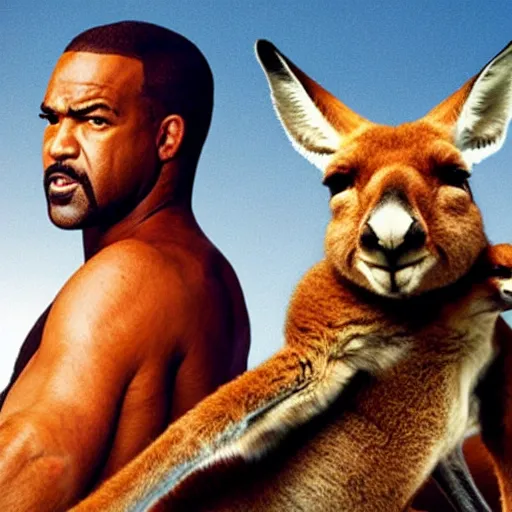 Image similar to kangaroo jack as a gangster film