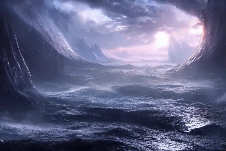 Primordial Waters Chaos The World Without Form And Stable Diffusion Primordial Waters Chaos The World Without Form And Stable Diffusion