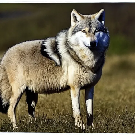 Image similar to Wolf in sheep\'s clothing