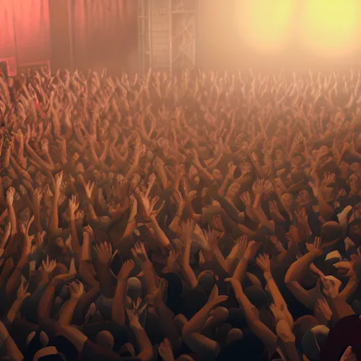 Prompt: adolf hitler and joseph stalin in a mosh pit at a metal concert, volumetric cinematic perfect light, detailed, sony a 7 r, photorealistic, octane render, unreal engine 5, 8 k