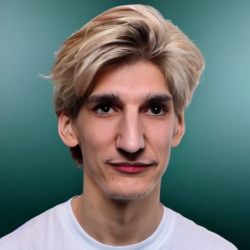 Image similar to xqc, big long nose, underbite