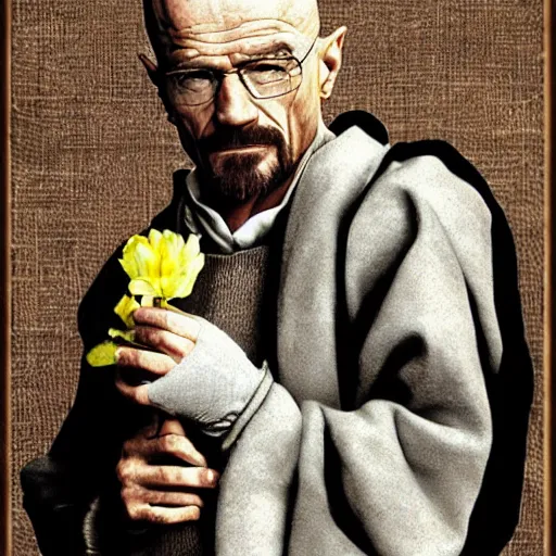 Image similar to renaissance walter white