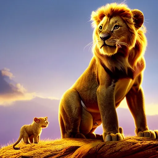 Image similar to live action disney lion king movie with house cats, high detail 8k resulution, oscar award winning, cinematc lighting, anatomically correct