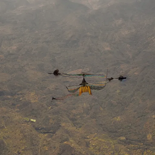 Prompt: precolumbian helicopters, 8k photo,