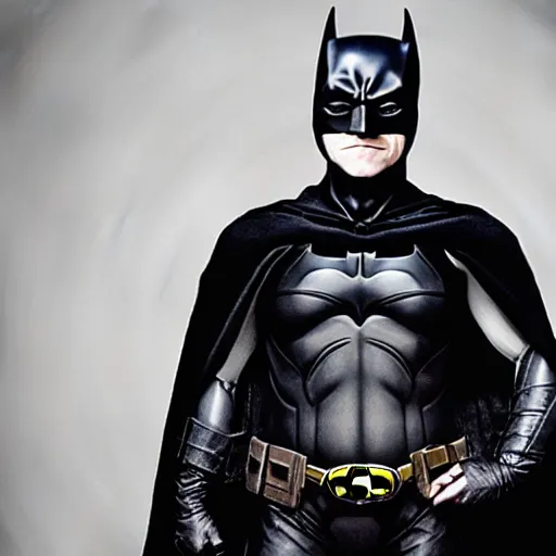 Prompt: a photo of Rupert Grint dressed as Batman