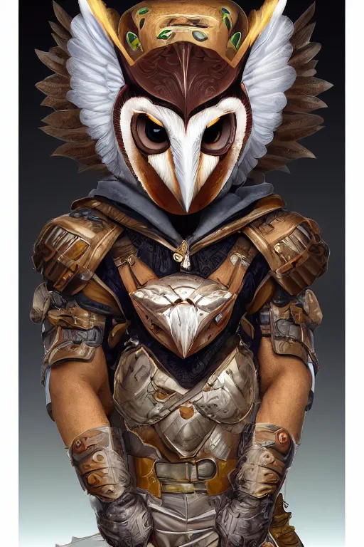 Image similar to portrait a new mas as hero barn owl based, dc style, barn owl symbol in chest, barn owl mask, hand wraps, by yusuke murata and masakazu katsura, artstation, highly - detailed, cgsociety, oils, colorful, intricate details