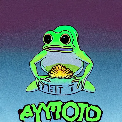 Image similar to ALL GLORY TO THE HYPNOTOAD