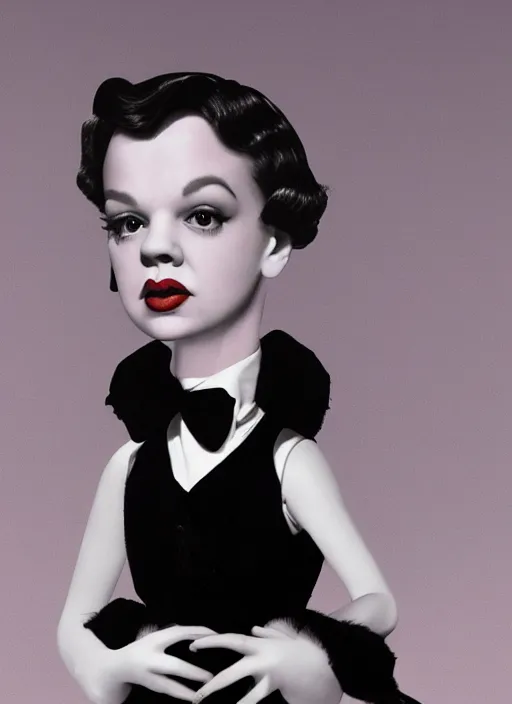 Image similar to a young judy garland as a mark ryden doll, detailed digital art, trending on Artstation