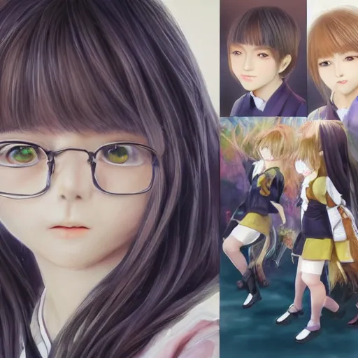 Prompt: dynamic composition, motion, ultra-detailed, incredibly detailed, a lot of details, amazing fine details and brush strokes, gentle palette, smooth, HD semirealistic anime CG concept art digital painting, watercolor oil painting of a young J-Pop idol schoolgirl, by a Japanese artist at ArtStation. Realistic artwork of a Japanese videogame, soft and harmonic colors.