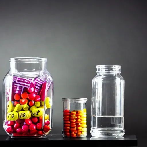 Airtight Glass Storage Jars: Spaced Out, Rainbow Galaxy & Black