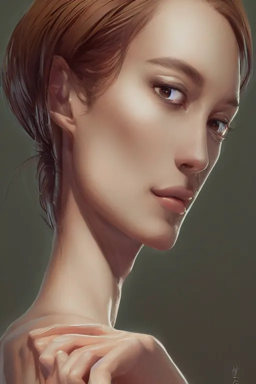 Prompt: Portrait of a slim tall beautiful young woman anatomically correct, beautiful perfect face, enigmatic, magnificent, medium close up, details, sharp focus, elegant, highly detailed, illustration, by Jordan Grimmer and greg rutkowski and PiNe(パイネ) and 薯子Imoko and 香川悠作 and wlop!!!! and maya takamura, intricate, beautiful, sunset!!!, Trending artstation, pixiv, digital Art
