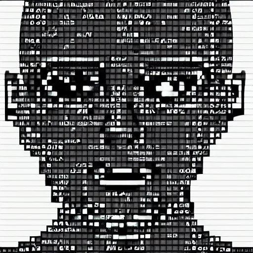 Prompt: anime girl, ascii art