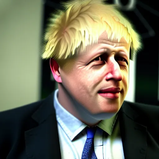 Image similar to Boris Johnson in playstation 1 game, lots of detail, ultra HD