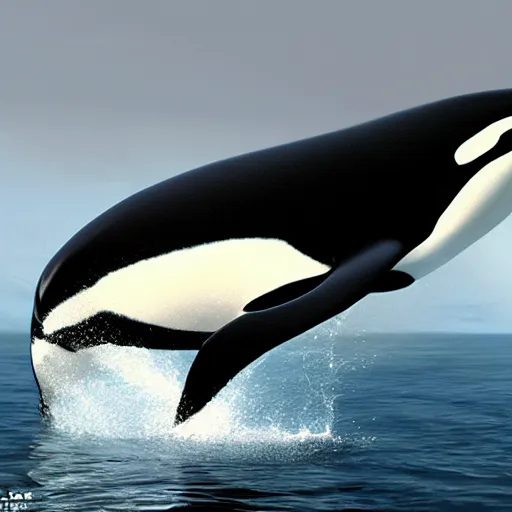 Prompt: orca photorealistic