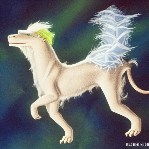 Image similar to falkor the luck dragon