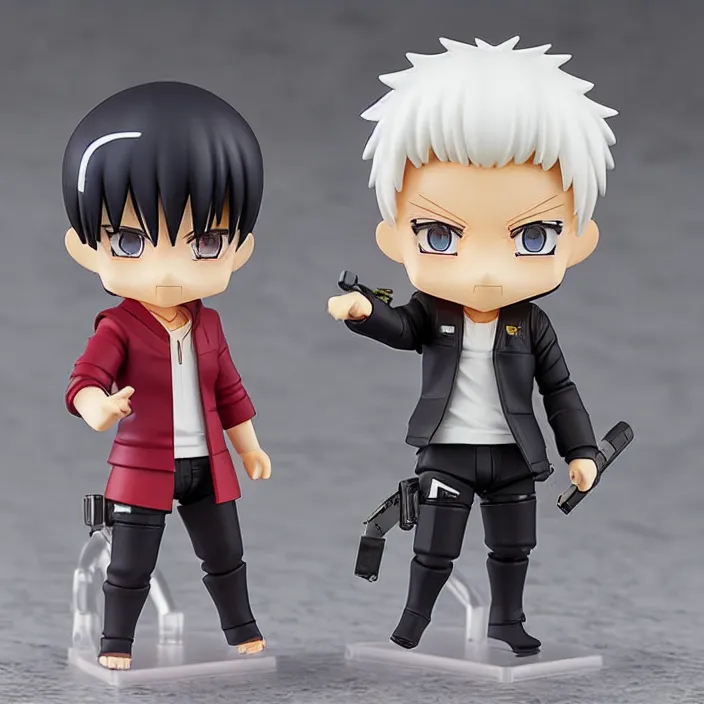 Prompt: rubius, an anime nendoroid of jujutsu kaisen, figurine, detailed product photo