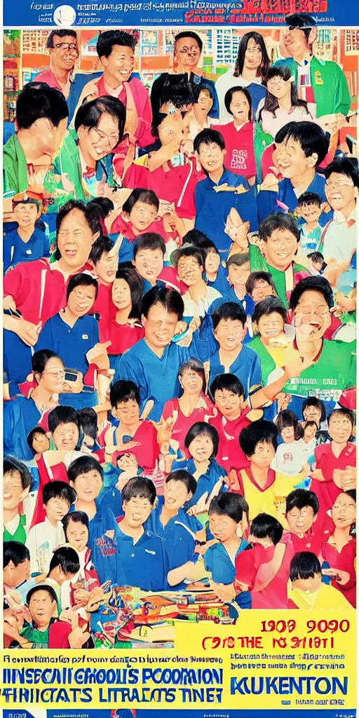 Image similar to 1 9 9 0 s singaporean public education poster