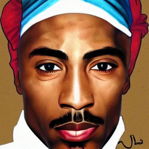 Image similar to tupac shakur, 9 0 years old, photograph realistic