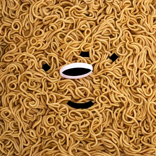 Prompt: Emoji of enraged noodles