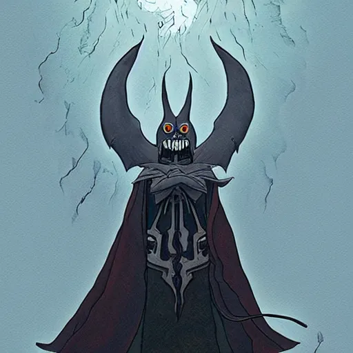 Prompt: the dark lord, by Studio Ghibli