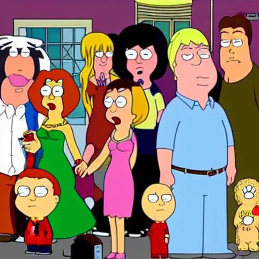 Prompt: family guy anime