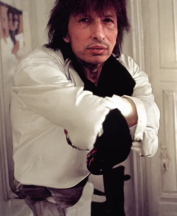 Prompt: portrait of michael cimino photographed by nan goldin