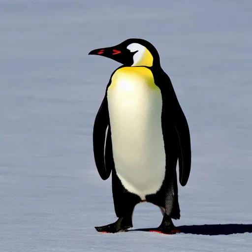 Prompt: a conservative penguin