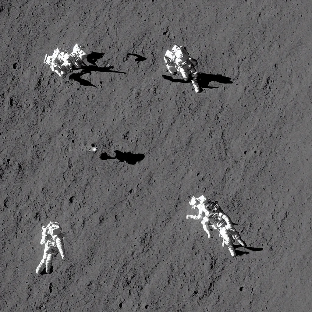 Image similar to astronaut riding a horse on the moon