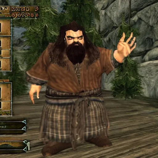 Image similar to ps 1 hagrid aggressive skyrim npc