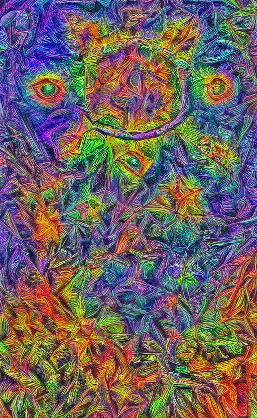 Image similar to deepdream. ai generated image