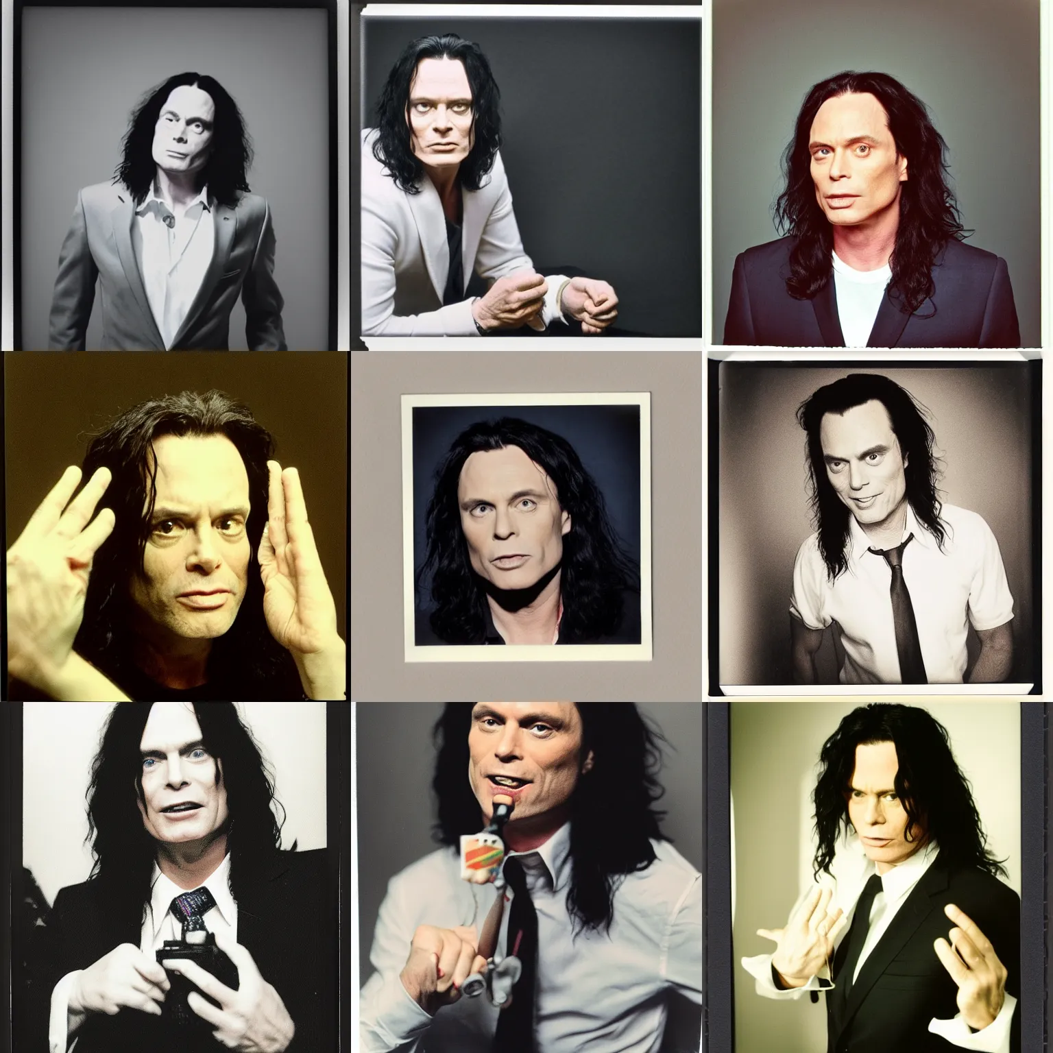 Prompt: Tommy Wiseau, polaroid photograph, 4k