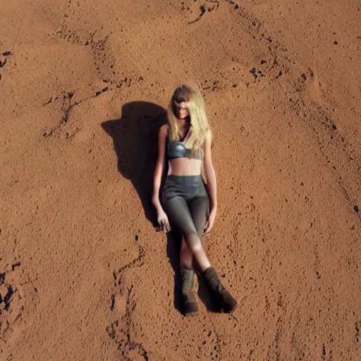 Image similar to Taylor Swift on Mars