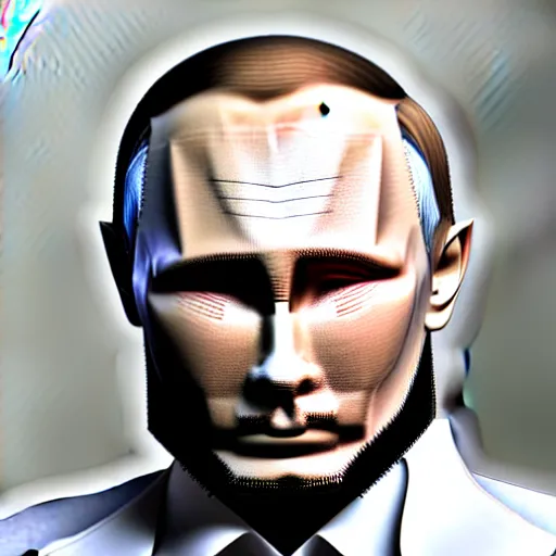 Prompt: Putin with beard, realistic photo, 50mm