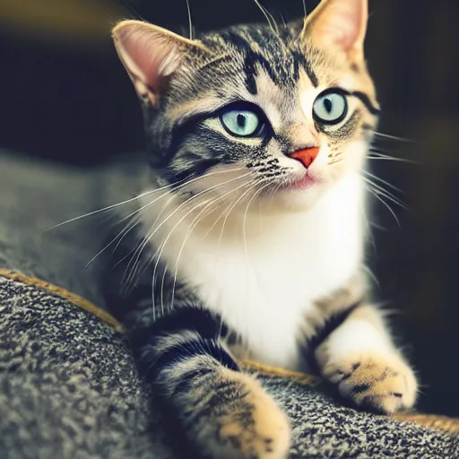 Prompt: a photo of a cute cat