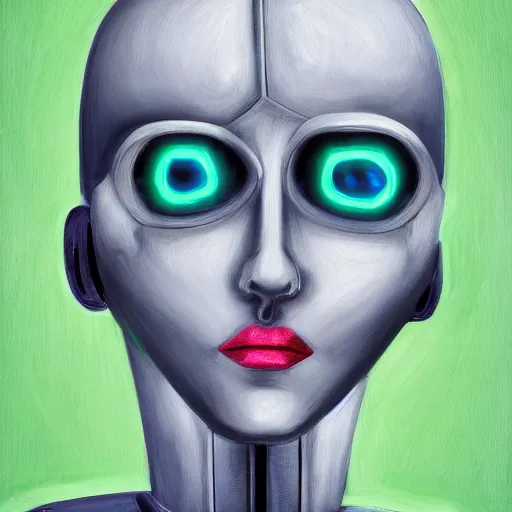 Prompt: portrait of a robot