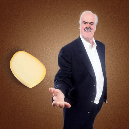 Prompt: john cleese edamer cheese