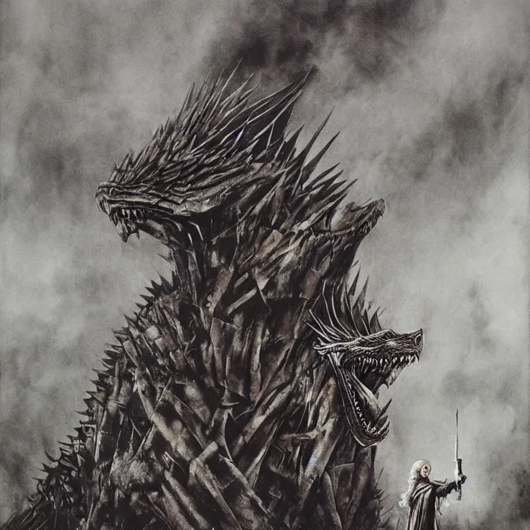 Prompt: Game of Thrones by Stephen Gammell